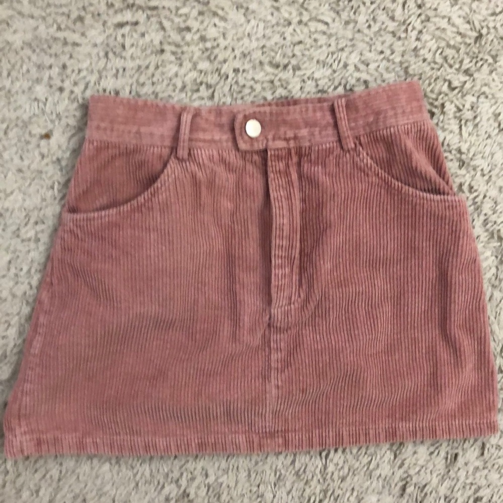 Pink Kendall & Kylie Corduroy skirt
